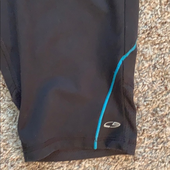 Champion size medium crop jogging yoga pants navy - Picture 3 of 5